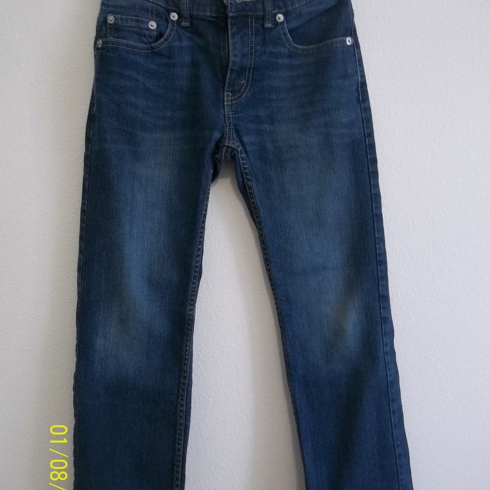 Boys Size 10R Levi 505 Blue Denim Jeans